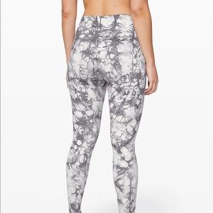 Lulu high rise tye dye full length legging